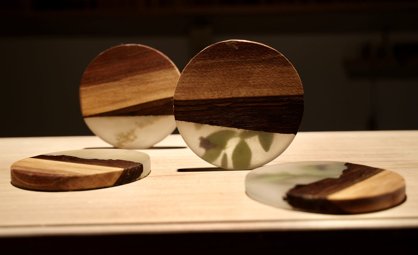 Flower Coasters