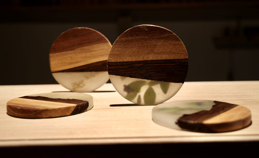 Flower Coasters